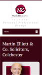 Mobile Screenshot of martinelliott.com